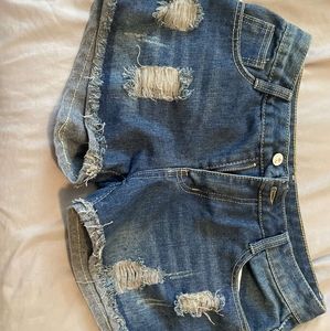 Jean shorts